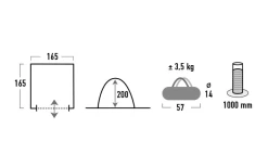 High Peak Mehrzweckzelt Lido 11 High Peak Mehrzweckzelt Lido -Bester Markisen Geschäft 615331 4452195