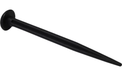 High Peak Kunststoff Rundkopfhering 6er Pack 13 Cm Schwarz