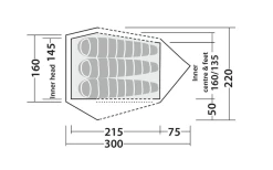 Robens Challenger 3XE Tunnelzelt Grün -Bester Markisen Geschäft 771893 5131136