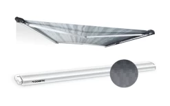 Dometic PerfectRoof PR 2000 Markise Tuchfarbe Horizon Grey Gehäusefarbe Weiß 2,6 M -Bester Markisen Geschäft 823505 5319038